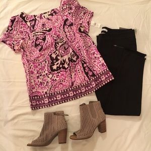 Vintage Banana Republic silk blouse.